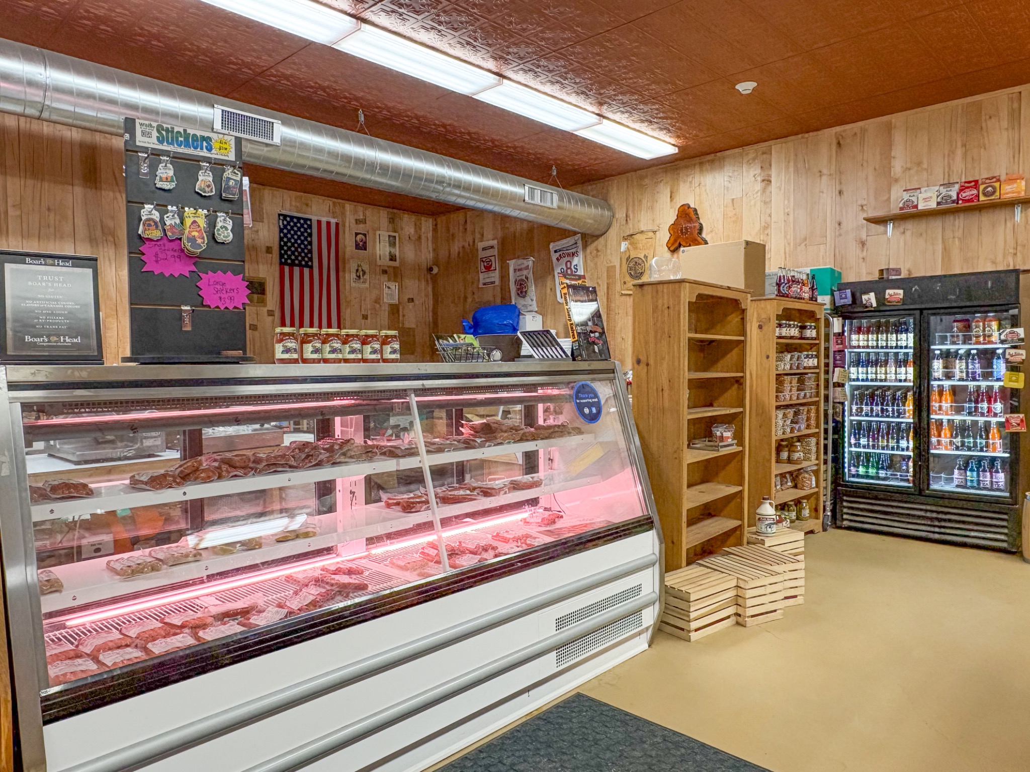 Dutch Market deli area at The Old Bat Factory